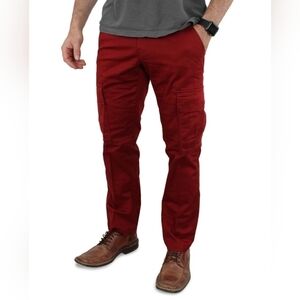 Levi's 541 Red Cargo Straight Leg Pants New No Tags Cotton Casual